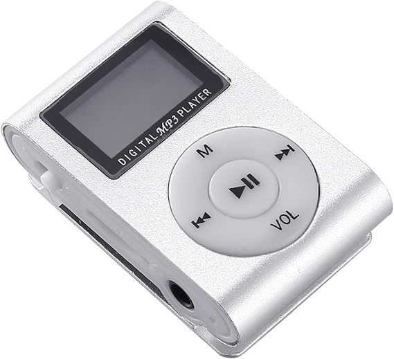 Mini USB Clip MP3 Player Video Screen Support 32GB Micro-SD TF Card