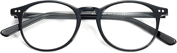 ZENOTTIC Vintage Round Glasses for Women Men Non-Prescription Clear Lens Eyeglasses Frame