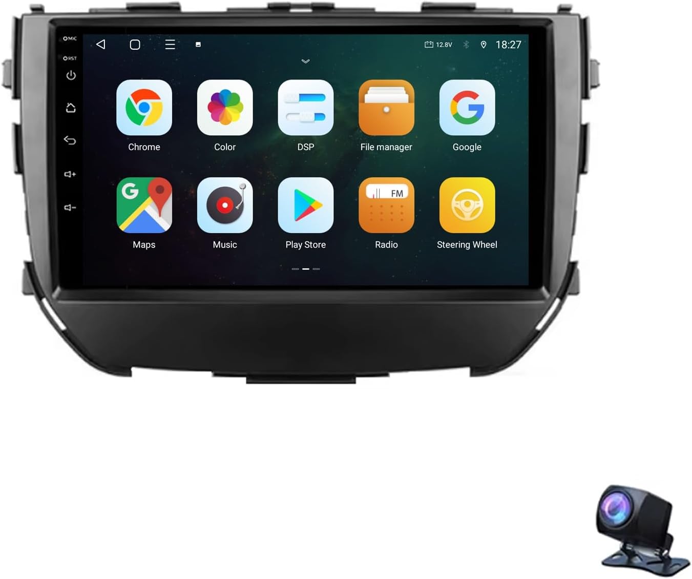 Android 9 Inch Touchscreen Car Radio Stereo for Suzuki Vitara Brezza 2016-2019 with Carplay Android Auto GPS Navigation with BT WiFi USB Mirror Link FM Auto Parts(8+256G)