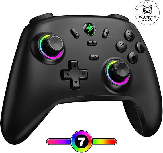BEBONCOOL GAMING Switch Controller for Nintendo Switch/Switch 2/Lite/OLED Hall Joystick Wireless Switch Pro Controller Support iOS/Android/Windows Nintendo Switch Gamepad with Turbo/Motion Control