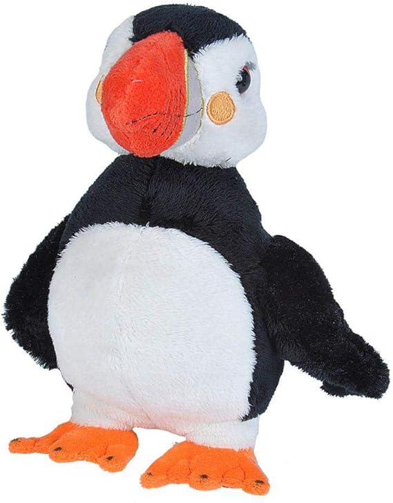 Wild Republic Puffin Plush, Stuffed Animal, Plush Toy, Sea Animals, Gifts for Kids, Sea Critters 8 inches