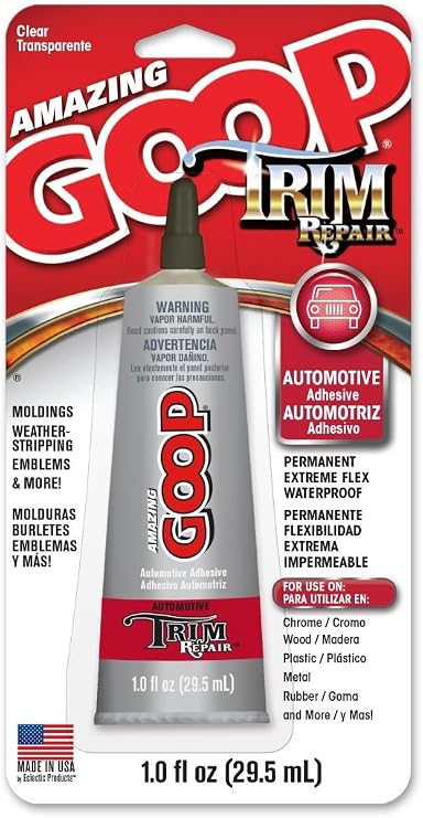 Amazing Goop Trim Repair Permanent Strength Gel Automotive Adhesive 1