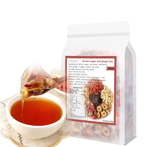 Red Date, Goji Berry, Longan Blend Herbal Tea 10.58oz/300g | Longan Jujube Wolfberry, Fruit Tea