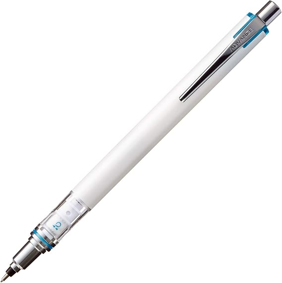 Uni ball Trocken Toga Advance 0.7 Mechanical Pencil - White