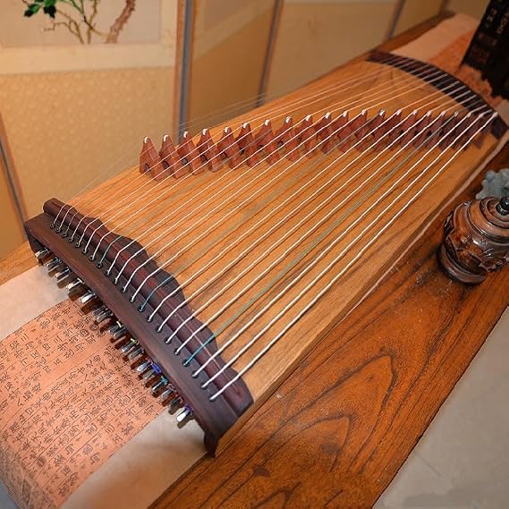 Portable 32" 21-String Guzheng Musical Instrument Chinese Zither Harp Koto #2319