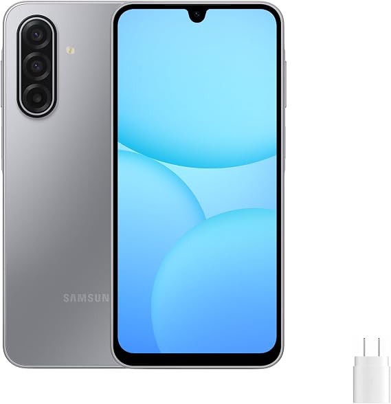 Samsung Galaxy A17 5G Unlocked | 8GB RAM + 256GB Storage | 6.7" AMOLED 90Hz | 50MP Triple Camera | International Version Unlocked for T-Mobile & Global | 5000mAh Battery Grey with 25W Fast Charger
