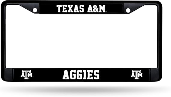 Rico Industries NCAA Tide Primary Black License Plate Frame