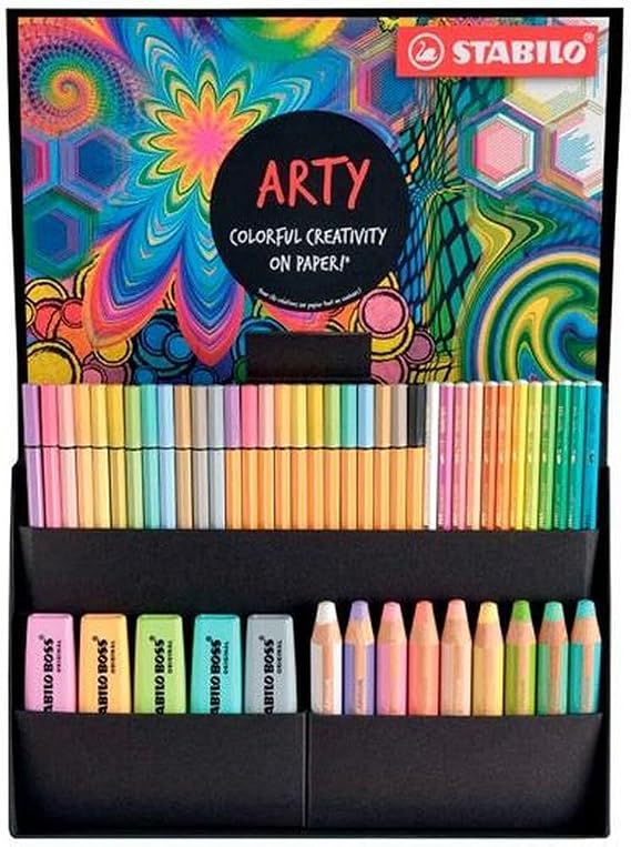 STABILO ARTY Creative Set Pastel STABILO ARTY Creative Set Pastel with 50 pieces