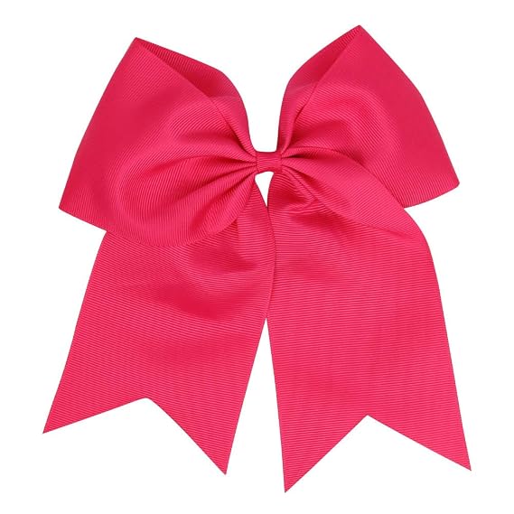 Women Teen Girls Large Hair Bow Clip Hair Accessories Big Hair Bow Hairpin Headwear (Rose)