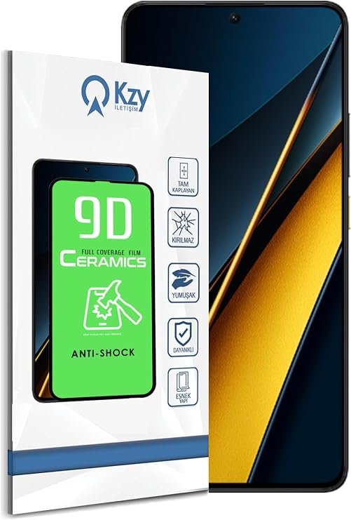 KZY Contact Fully Coated Ceramic Nano Flexible Screen Protector Glass Compatible with Xiaomi Poco X6 Pro