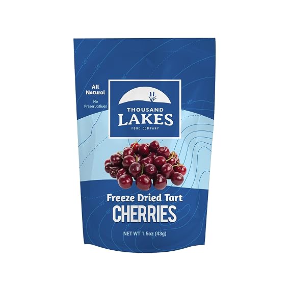 Freeze Dried Tart Cherries - 1.5 oz | Thousand Lakes Brand