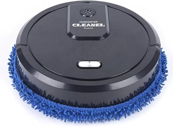 3-in-1 Sweeping Robot, Automatic Robot Cleaner, Mopping Machine, Dry and Wet Mopping Machine, Wet and Ary Dual-purpose Mopping Machine, Automatic Mopping Machine, Electric Robotic Cleaner (Black)