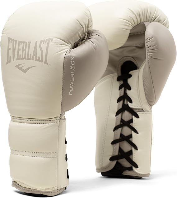 Everlast Powerlock OG Pro Fight Boxing Gloves for Bags & Competition, Advanced Foam, Ergonomic Grip - Authentic Everlast