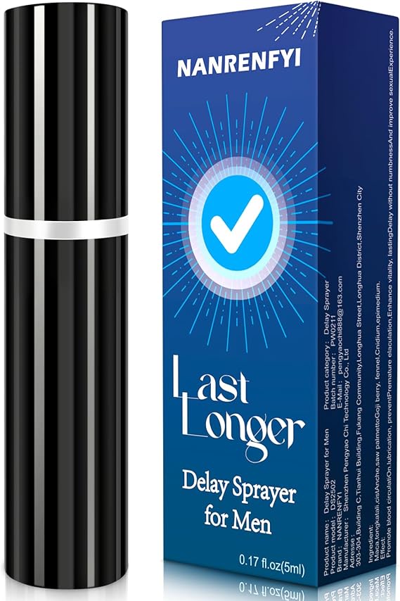 Delay Sprayer for Long Last Men,Last Longer in Bed for Men,Non-Lrritating & Odorless,for Men and Couples 5ml