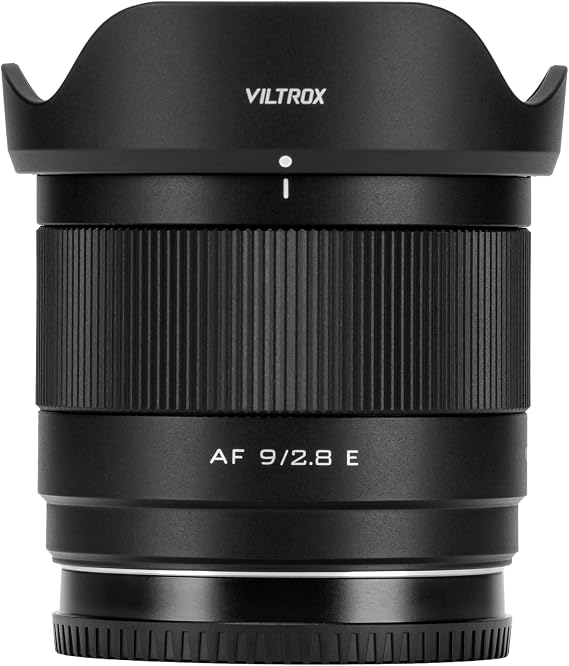 VILTROX 9mm F2.8 E for Sony E, AF 9mm F2.8 E Mounting Lens, Prime Wide Angle Lens for Sony A6400 a6500 a6600 ZV-E10 FX30 a93 ZV-E10II a7RIII a7RIII a7R'A7CII