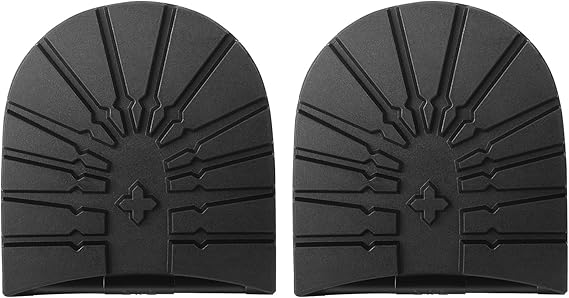 Yosoo Health Gear Rubber Sole Heel Savers Classic Shoe Repair Kit DIY Stick-on Heels Anti-Slip Shoe Soles, Shoe Repair Pads, Boot Sole Replacement Kit Shoes Repair Accessories (Heel Soles)