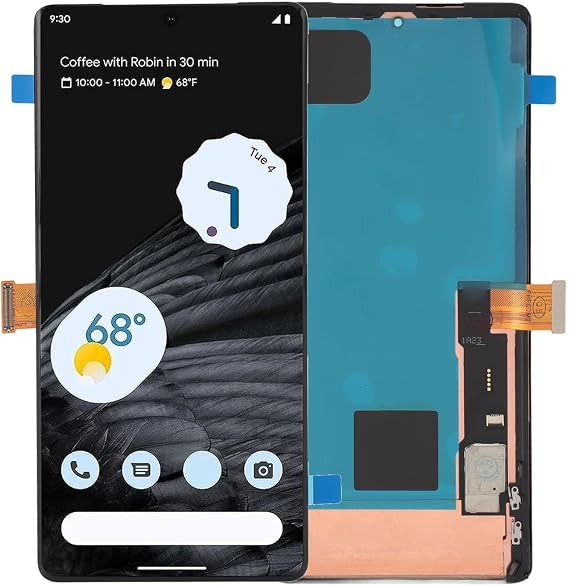 ASHATA LCD Screen Display Digitizer Assembly for Pixel 7 Pro 5G GP4BC GE2AE, Touch Panel with Repair Tool Kit
