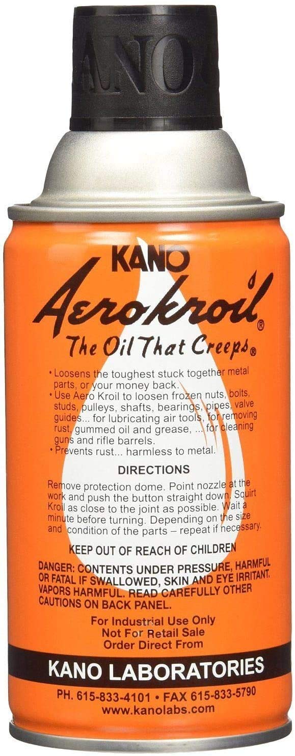 Kano Aerokroil Penetrating Oil, 10 oz. aerosol, Pack of 3 AEROKROIL-3