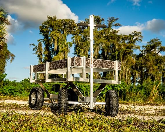 Country Kahuna All Terrain Wagon-Solid Aluminum Construction, Large Turf Tires, Clevis, Made in The USA!