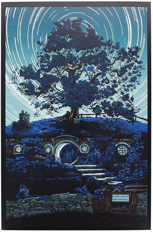 Lord of the Rings Bag End 7x10.5 Art Print by Tim Doyle (Nerd Block Exclusive)