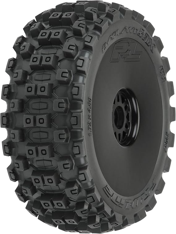 Pro-line Racing Badlands MX M2 18 Buggy MTD Black Wheels F/R PRO906741 RC Tire