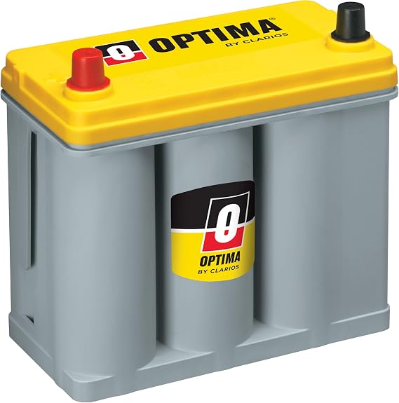 OPTIMA Batteries High Performance D51 YELLOWTOP Dual Purpose Sealed AGM Car, Truck and SUV Battery, 450 CCA, Maintenance Free, Versatile Mounting