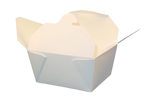 100150 Eco-Box Food Tray, #1, White (Pack of 450)