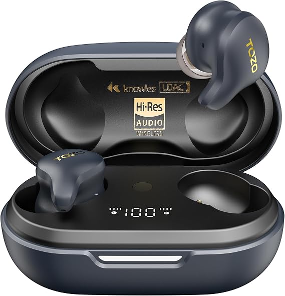 TOZO Golden X1 Wireless Earbuds Balanced Armature and Hybrid Dynamic Driver