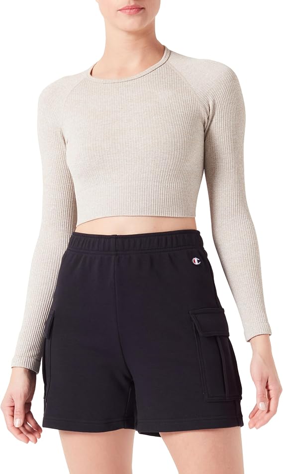 Champion Legacy Icons W - Spring Terry Cargo Bermuda Şort Kadın