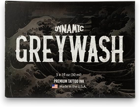 Dynamic Color Greywash Set, 4 Shades + Mixer, Made in USA Since 1990, 1 oz