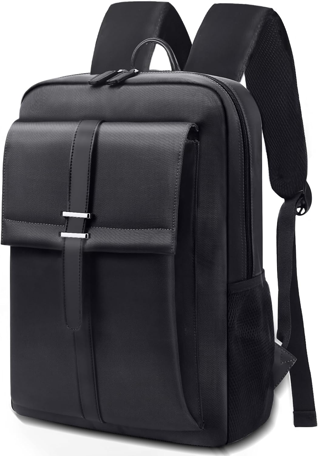 Dobaly Laptop Backpack Waterproof for Men and Women - Laptop Compartment Daypack for Work Business Cycling Travel School (Black 15.6 Inches)