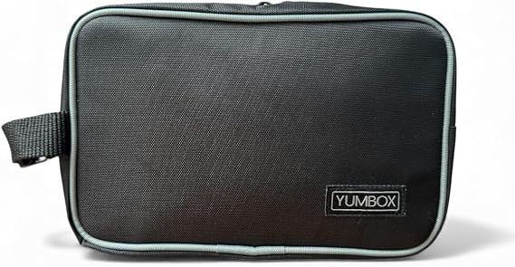 Yumbox Chill Insulated Snack Bag with Ice Packs, Black