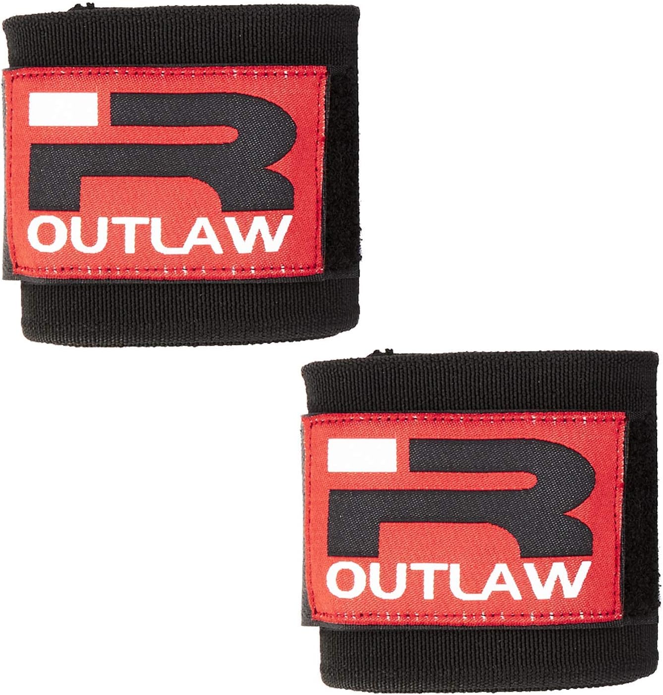 Iron Rebel Outlaw Wrist Wraps Weightlifting Supportive Straps for Men & Women, Compression Wrist Brace for Tendonitis Protection, Gym Workout, Deadlift & Barbell Training, Wrist Guard Red, 18 Inch