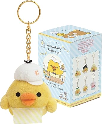 Rilakkuma Kiiroitori San-X Original Blind Box Muffin Cafe Series Keychains - 1 Out of 6 pcs