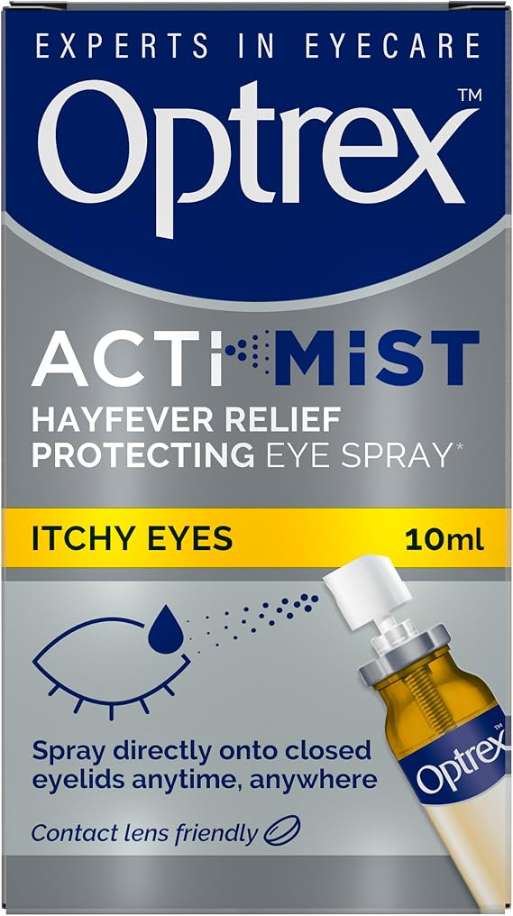 Optrex 2-in-1 Actimist Eye Spray for Itchy and Watery Eyes 10 ml