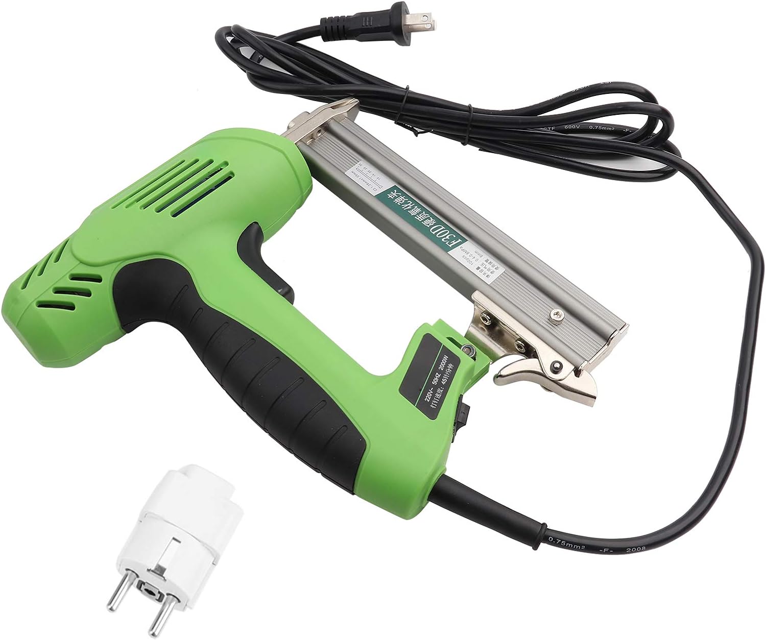 Woodworking Nail Gun, Electric Nailer Nail Gun Hand Operated Nailing Tool for Furniture Woodworking for Roofing, Making Furniture, Flooring, Covering Sofa, Making Picture Frames