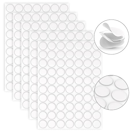 Clear Sticky Tack Poster Putty | Gel Glue Dots Double Sided Mounting Putty Stick Tack for Wall Hanging | Sticky Dots Tacky Putty Clear Removable Putty | Adhesive Dots Sticky Putty (350)