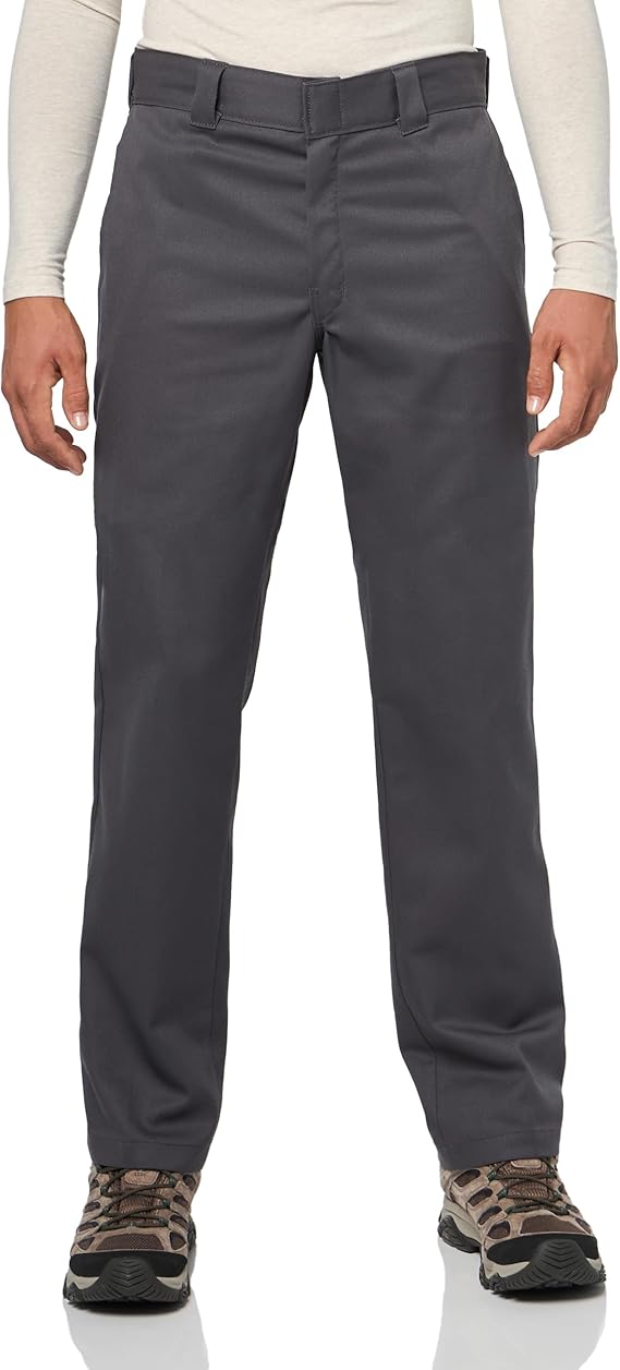 Dickies 873 Slim Fit Work Pants, Charcoal, 34 32