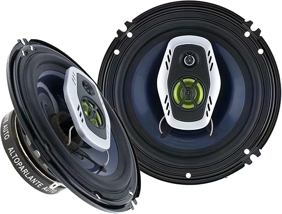 KG 6" Coaxial Car Door Speakers, Hi-Fi Stereo Upgrade, TS-1683 (Pair) | High-fidelity stereo door upgrade, enhanced sound. Easy installation with included dust covers & audio cables