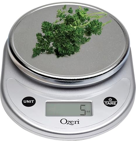 Ozeri Pronto Kitchen and Food Scale with Variable Graduation Technology