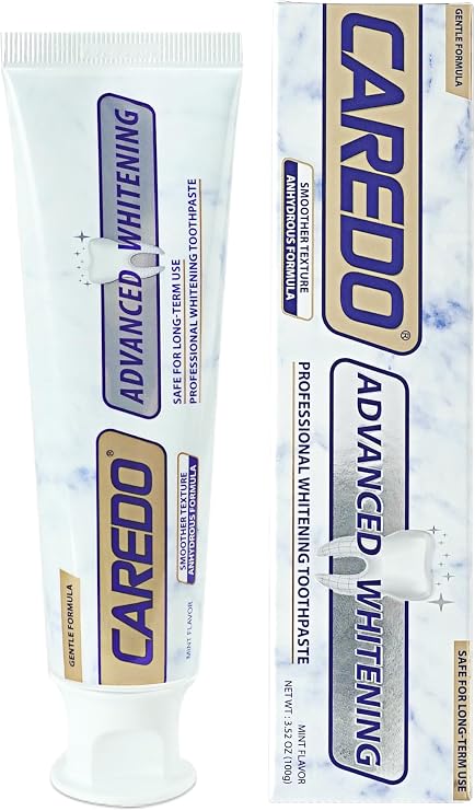 CAREDO Whitening Dental Clinic Grade Raw Enzymes x High Concentration Nano