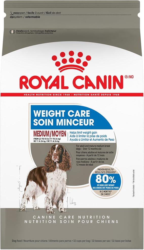 Royal Canin Canine Care Nutrition Medium Weight Care Adult Dry Dog Food, 17 lb Bag