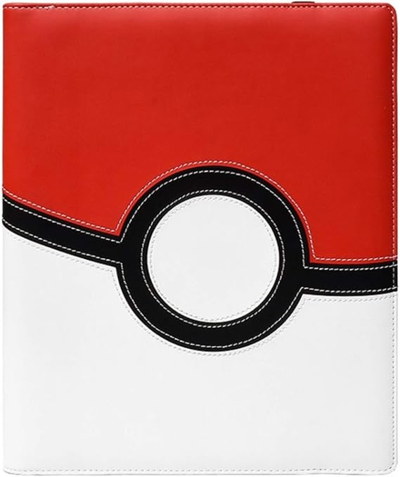 Ultra PRO - Pokemon Poke Ball Premium 9-Pocket Pro-Binder, Collectible Trading Storage Card Accessories Pokemon Design Binder Album