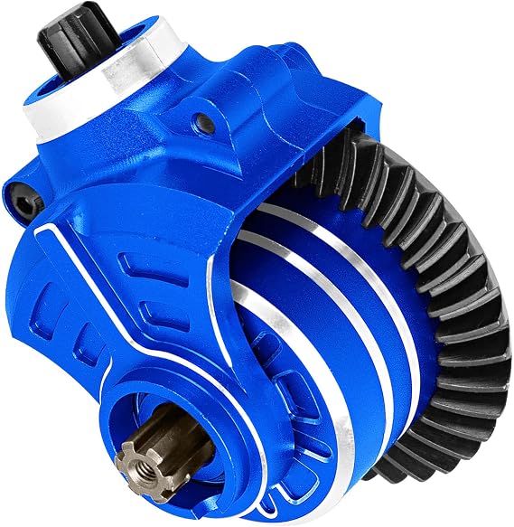 RC Speed Up 35T Differential & 14T Main Gear Transmission Module Set Upgrades Part for 1/10 Bigrock Granite Senton Vorteks 3S BLX Kraton Outcast 4S BLX,1/8 Typhon Vendetta 3S BLX Infraction,Navy Blue