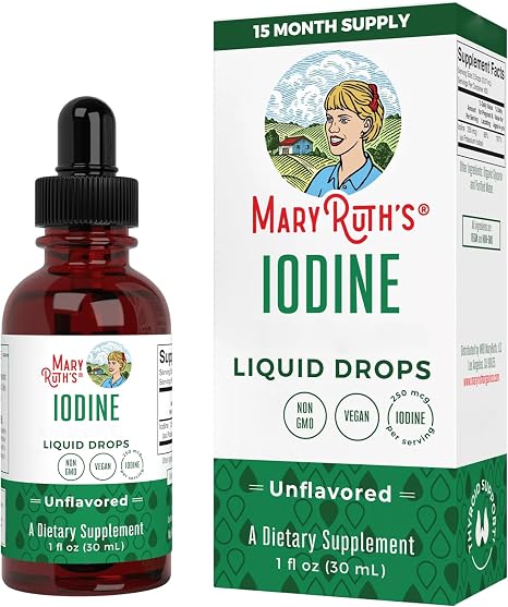 MaryRuth Organics Iodine Drops Iodine Drops Dietary Supplement 30 ml