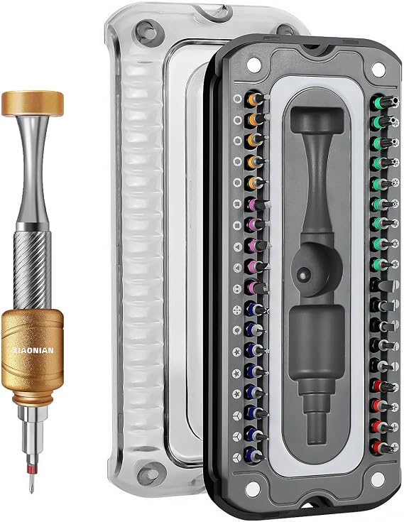 37 in 1 Precision Screwdriver Set - Mini Screwdriver Set, Compact Micro Repair Tool Kit, Small Screwdriver, 360° Spin, for Phone, Computer, PC, Laptop, Watch, Eyeglasses