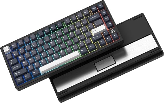 Womier RD75Pro 75% Wireless Gaming Keyboard,Quick Release Aluminum Keyboard