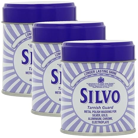 Silvo Metal Tarnish Guard, 75g (Pack of 3) – All-Purpose Polish for Long-Lasting Shine & Tarnish Protection