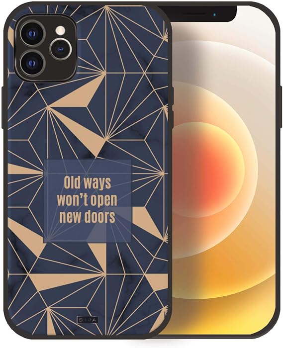 SIPA Quotes Pattern Phone Case Designed for iPhone 12, 6.1" (Old Ways)