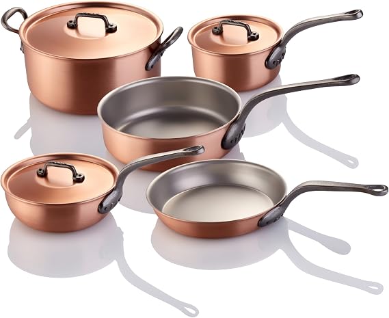 FALK 8-piece Falk Copper Classical Line Chef's Set